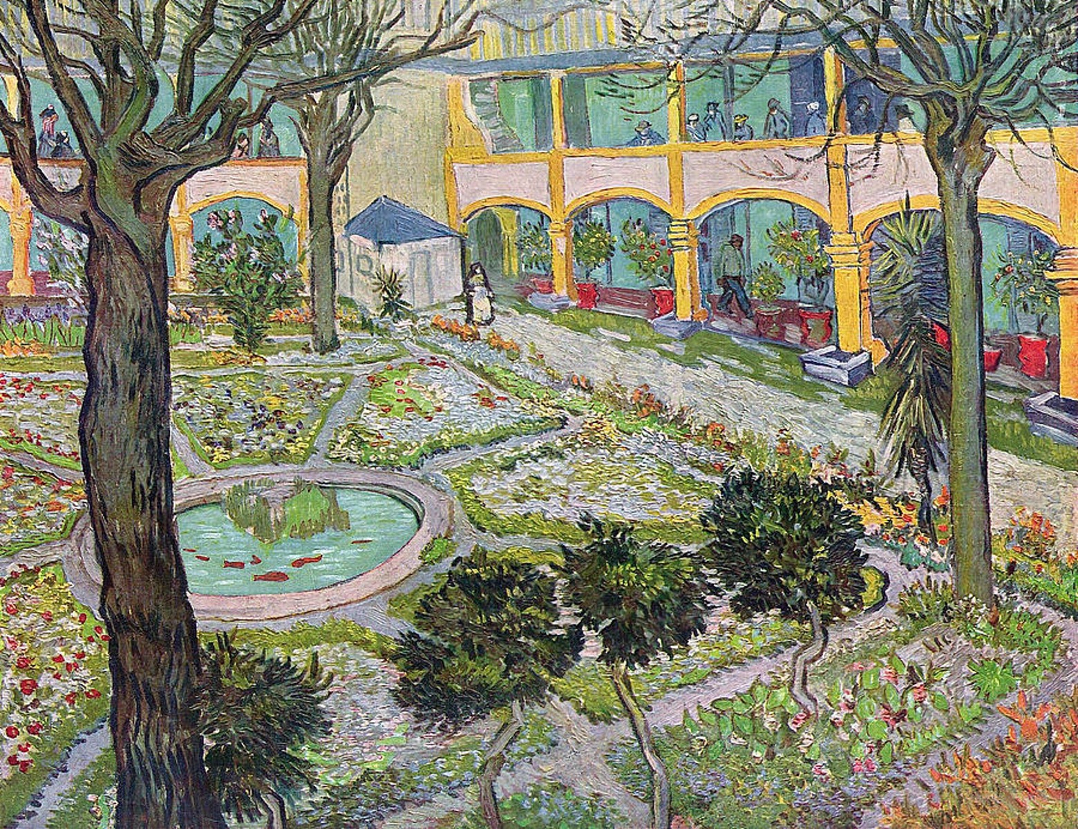 Van Gogh, Garden of the Hospital in Arles (1889)