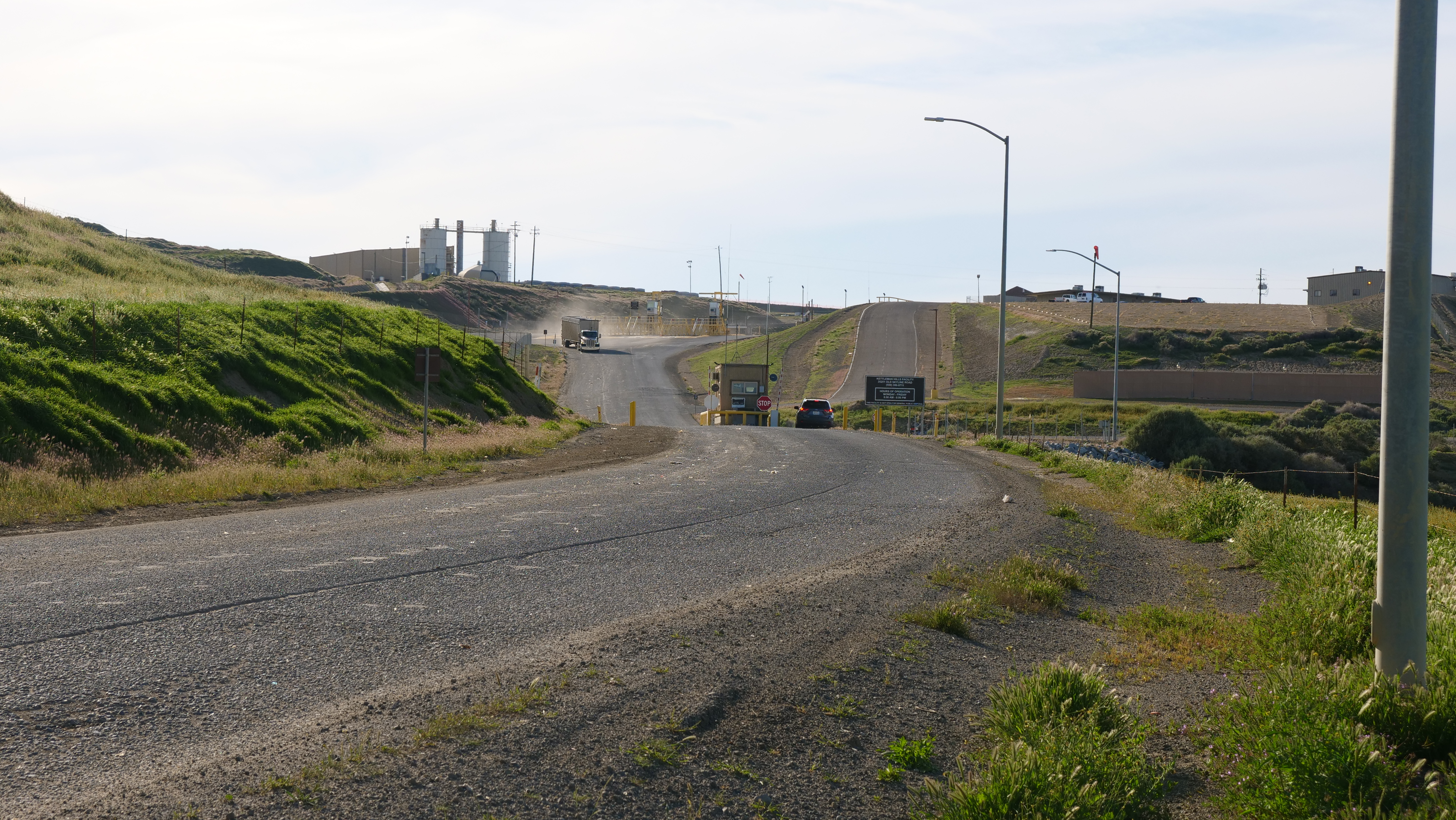 Entrance to Kettleman Hills Hazardous Waste Dump