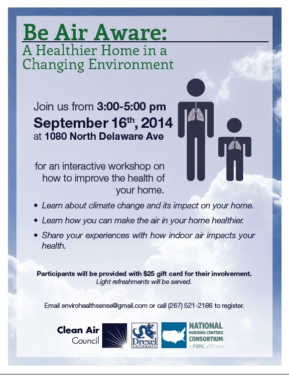 2014 Be Air Aware: A Healthier Home in a Changing Environment