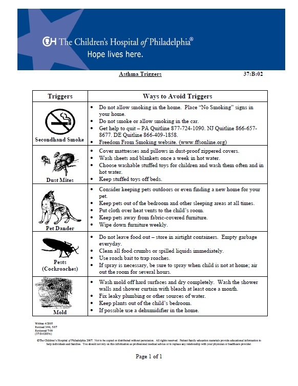 Asthma Triggers