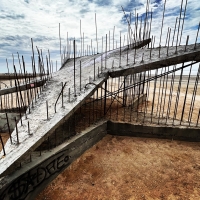 Art installation in Bombay Beach.