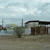 Graffiti in Bombay Beach